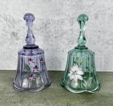Fenton Glass Painted Bells