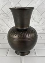 Mexico Lama Oaxaca Black Pottery Vase