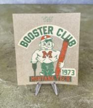 1973 Montana Tech Booster Club Decal