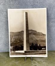 Theodore Roosevelt Memorial Obelisk Glacier Photo