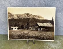 1912 Glacier Park Cut Bank Chalet Photo
