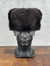 Russian Sable Fur Ushanka Hat