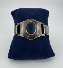 Lapis Lazuli DS Sterling Silver Bracelet