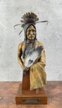R Scott Nickell Cheyenne Indian Bronze