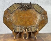 Michael Coleman Charlie Russell Riders Bronze Tray