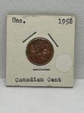 1958 Canadian Penny
