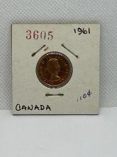 1961 Canadian Penny