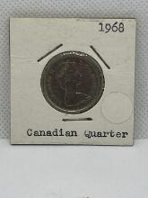 1968 Canadian Quarter