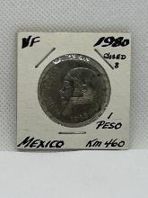 1980 Mexico Un Peao Coin