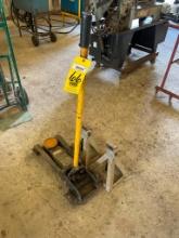 LOT CONSISTING OF: Craftman 3.5 T. hydraulic floor jack & (1) pair of jack stands