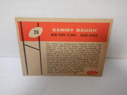 1960 FLEER #20 SAMMY BAUGH