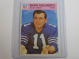 1966 PHILADELPHIA FOOTBALL #64 DANNY VILLANUEVA DALLAS COWBOYS