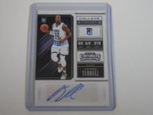 2018 PANINI CONTENDERS JARED TERRELL AUTOGRAPHED ROOKIE CARD
