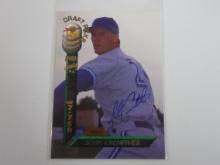 1994 SIGNATURE ROOKIES JOHN CROWTHER AUTOGRAPHED ROOKIE CARD