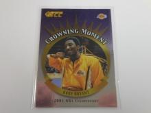 2001-02 TOPPS TCC KOBE BRYANT CROWNING MOMENT FOIL LOS ANGELES LAKERS