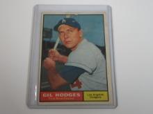 1961 TOPPS BASEBALL #460 GIL HODGES LOS ANGELES DODGERS