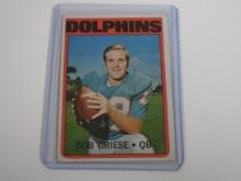 1972 TOPPS FOOTBALL #80 BOB GRIESE MIAMI DOLPHINS