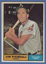 Nice 1961 Topps #345 Jim Piersall Cleveland Indians