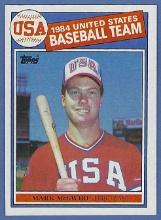 High Grade 1985 Topps #401 Mark McGwire RC US Olympic Team
