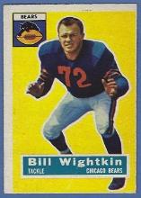 1956 Topps #107 Bill Wightkin Chicago Bears