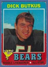 1971 Topps #25 Dick Butkus Chicago Bears