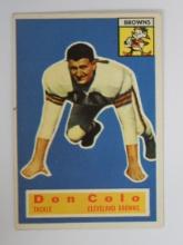 1956 TOPPS FOOTBALL #57 DON COLO CLEVELAND BROWNS SHARP NICE EYE APPEAL