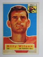 1956 TOPPS FOOTBALL #62 BILLY WILSON SAN FRANCISCO 49ERS VERY NICE