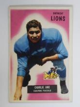 1955 BOWMAN FOOTBALL #59 CHARLIE ANE ROOKIE CARD DETROIT LIONS