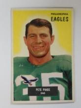 1955 BOWMAN FOOTBALL #10 PETE PIHOS PHILADELPHIA EAGLES VERY NICE