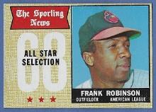 Sharp 1968 Topps #373 Frank Robinson AS Baltimore Orioles