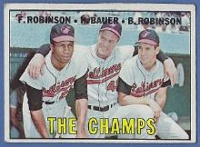 1967 Topps #1 Baltimore Orioles The Champs Frank Brooks Robinson