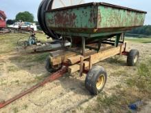 175 Bushel Gravity Box With Knowles 8 Ton Gear &  11L X 15 Implement Tires