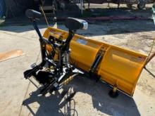Meyer Model LP-8.5 Snow Plow with Hydraulic Angle, Lift & Lights, Like New