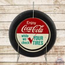 Enjoy Coca Cola While We Check Your Tires Multi-Piece Display Sign