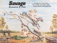 Savage Stevens & Fox Cardstock Display With Slide Insert Squirrel