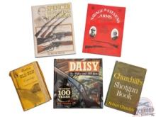 Lot of Five Assorted Books on Rifles, Shotguns and Air Guns