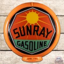 Sunray Gasoline 13.5" Complete Capco Gas Pump Globe