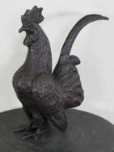 Very Nice Bronze Rooster Statue BRONZE ART
