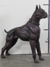 Big Bronze Dog Statue (Boxer) BRONZE ART