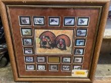 Awesome looking NWTF, Turkey Stamp collection- Wisconsin Chapter, 1984 - 2002 24/50 = 20 stamps and