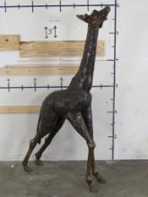 XXL Bronze Giraffe Statue AFRICAN ART