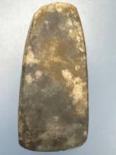 Quality 4 1/16" Indurated Hardstone Celt, Nice Form and Bit, Found in Lewisburg, Union Co, PA, Ex: P