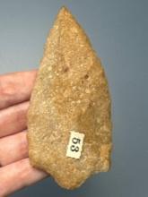 SUPERB 4 3/8" THIN Quartzite Morrow Mountain, Found in Millsboro, Sussex Co., Delaware,
