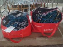 2 BAGS OF CLOTHING HANGERS
