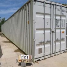 40'x8' High Cube 9'6" Container One Trip Double Doors on Each End, Mfg. 3/2021