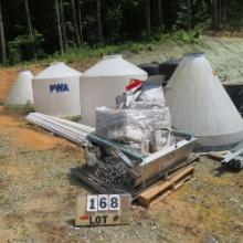 (2) PWA Silo Hoppers w/ Accessories for Set-Up