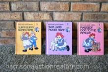 VINTAGE LYNX BOOKS RAGGEDY ANN AND ANDYS GROW AND LEARN LIBRARY