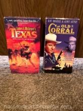 Old Western VHS tapes