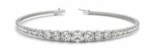 14K WHITE GOLD 5 CTW G-H SI2/SI3 DIAMOND BRACELET