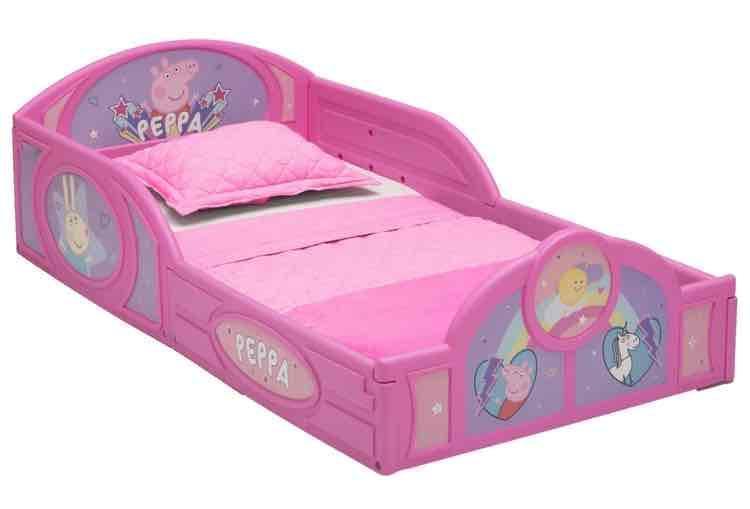 Peppa Pig Plastic Sleep and Play Toddler Bed
